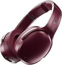Skullcandy Crusher ANC Bluetooth Wireless Over-Ear Headphones, Noise Cancellation, Adjustable Bass, and Personalised Sound, Up to 24 Hours Battery Life - Moab Red
