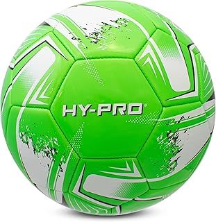 Hy-Pro Football - Size 5 Football with PVC for Enhanced Grip - Ideal Match Football for Training & Matches in All Weather Conditions