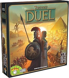 7 Wonders Duel, Board Game, Ages 10+, 2 Players 30 Minutes Playing Time