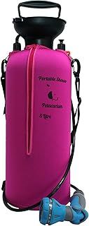Insulated Portable Shower (8 Litre, Black) for Dogs, Camping, Paddleboarding, Muddy Walks