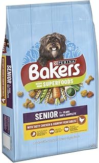 Bakers Senior Dry Dog Food Chicken & Veg 12.5kg