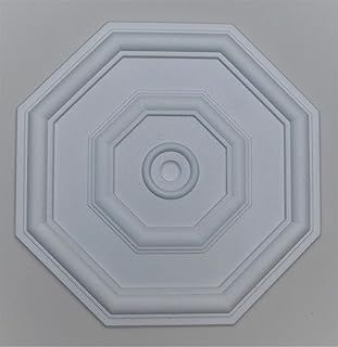 Ceiling Rose Polystyrene Easy Fix 46 cm 'MADISON' Lightweight