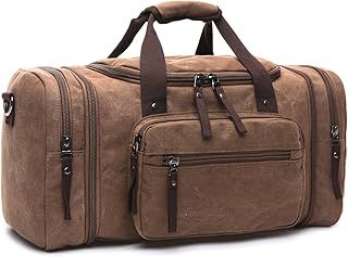 Large Travel Duffles 50L,Holdall Travel Bags Weekend Bag Overnight Bag Carry On Luggage.