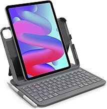 Inateck Keyboard Case for iPad 10th Gen/A16 11th Gen 2025, Ultralight Case with Keyboard for iPad Air M4 2026/M3/M2 11 inch, Air 5/4 10.9 inch, Pro 11" 4/3/2/1, with Pen Holder, AirTap BK2007 Grey