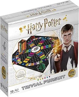 Winning Moves Harry Potter Ultimate Trivial Pursuit Board Game, 1800 questions on your favourite characters and events from Hogwarts, Trivia game, gift for ages 10 plus, White