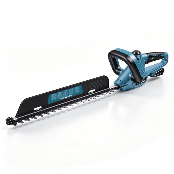 Cordless Hedge Trimmer for Makita 18v, 52 CM Cutting Length, 20 MM Tooth Spacing, Brushless Motor, Cordless Electric Hedge Trimmer (Rotating Handle, Clippings Collector, Battery Not Included)