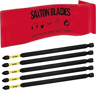 5X Saxton PZ2 152mm Long Magnetic Impact Duty Pozi-Drive Screwdriver Drill Driver Bits for Dewalt Milwaukee Bosch Makita etc