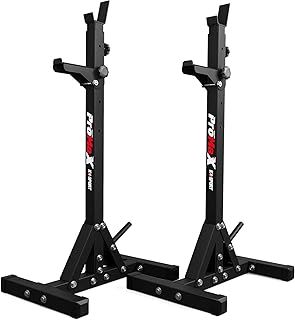 K-Sport Freestanding Barbell Squat Rack & Bench Press Station with 250kg Capacity + Weight Plate Storage | Adjustable from 94-150cm | Home Gym Equipment (250kg Weight Capacity)