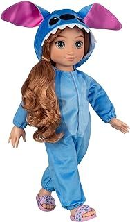 Disney ily 4EVER Stitch 45cm / 18" Doll With Strawberry Blonde Hair. Includes Stitch Inspired Onesie, Pink Sliders And Sleepover Toothbrush for girls aged 6+