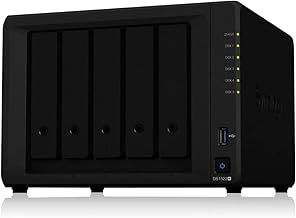Synology DS1522+ 5-Bay Desktop NAS Solution 5x3,5/2,5" SATA HDD/SSD, 2x M.2 2280 NVMe SSD, 8GB RAM