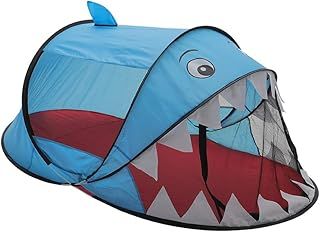 Pop Up Tents for Kids Cute Shark Large Pop Up Play Tent Playhouse for Indoor Outdoor Fun, Foldable Portable Kids Tent With Carry Bag, Christmas Birthday Gifts - Shark