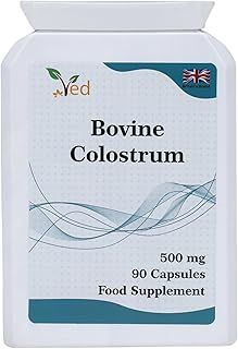 Bovine Colostrum Supplement | Support Immune System And Muscle Growth | 500 Mg X 90 Capsules