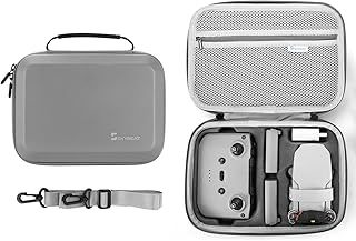 SKYREAT Mini 4K Case, Portable Carrying Case for DJI Mini 4K/Mini 2 SE Drone and Controller Accessories,Compact Storage Travel Case with Should Strap,Handle and Propeller Holders