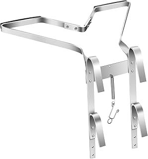 Homvvi V-Shaped Ladder Stand Off, Heavy Duty Ladder Stay/Standoff Downpipe Ladders Accessory, Multipurpose Ladder Stabilizer Fits Universal Ladders, Anti-Slip, Easy to Use