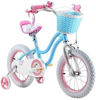 star-girl girl’s kids children bike in colour blue and rose, in size 12” 14” 16” with stabilisers