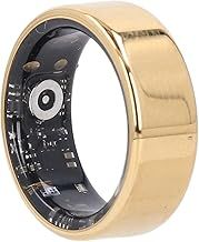 Smart Ring Health Tracker, Sleep Tracking Wearable Health Rings, Health Fitness Tracker Rings for Women & Men, with Multiple Sport Modes (Gold)