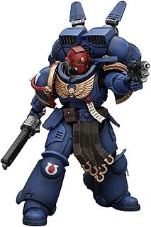 JOYTOY Warhammer 40k Space Marine 2, 1/18 Uitramarines Sergeant Gadriel Action Figure Collect Model