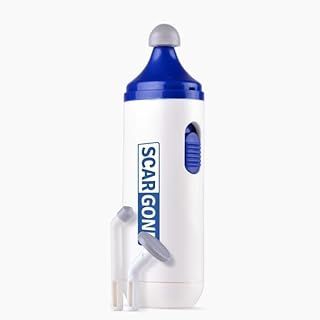 Scar Minimising Massager - Effective for All Types of Scars: Keloid, Hypertrophic, Contracture, Acne, Burn, and Dark Scars. Repair and Improve New & Old Scars. Face & Body Scar Treatment.
