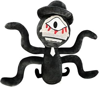Super JAKES Sprunki Plush, Sprunki Game Plush Toys,Soft Stuffed Animal Pillow Figure Doll Christmas Birthday Gifts for Adult Kids (Black Plush)