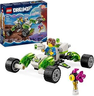 LEGO DREAMZzz 2-in-1 Mateo’s Off-Road Car Toy, Vehicle Model Set for Kids, Boys & Girls to Build a Dune Buggy or Helicopter, Includes Mateo a Minifigure plus Z-Blob, Collectible Building Toys 71471