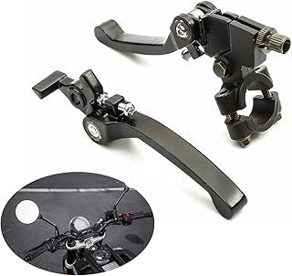 Heart Horse 1 Pair 22mm Pit Dirt Bike Clutch Brake Levers Set, Motorcycle Folding Handlebar Clutch Brake Lever for 90/110/125/140cc Pit Dirt Bike