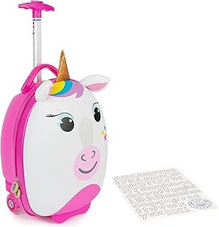 boppi Tiny Trekker Kids Luggage Bag | Holiday Travel Suitcase for Boys & Girls, Carry-On or Pull-Along School Trolley | Cabin Holdall | Under seat EasyJet Compliant,17-Litre
