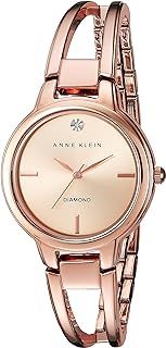 Anne Klein Women's Genuine Diamond Dial Bangle Watch