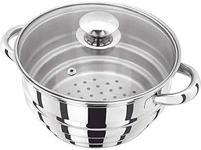 Judge Steamer Insert Stainless Steel Stepped Steamer Insert Colander with Twin Handles fit Any 16cm, 18cm or 20cm Pans