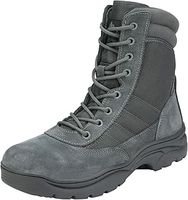 NORTIV 8 Men's Work Boots Side Zipper Mid Ankle Outdoor Motorcycle Combat Bootie