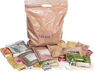 British Army 24 Hour Ration Pack - PD 06/22 - British Army MRE - Menu 7 - Military Ration Pack - Camping Food - Survival Food - Meals Ready To Eat