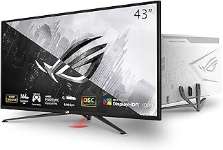ASUS ROG Strix XG43UQ HDMI 2.1 Gaming Monitor â€” 43-inch 4K UHD, 144 Hz, 1ms MPRT, HDMI 2.1, AMD FreeSync Premium Pro, Display Stream Compression (DSC), ELMB Sync, DisplayHDR 1000, DCI-P3 90%