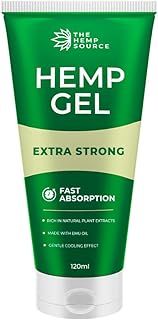 Hemp Active Gel | High Strength Hemp Oil Formula | Hemp Intensive Gel with Emu Oil, Menthol & Aloe Vera | Rich in Natural Extracts | for Back, Neck, Hands, Feet | Large 120ml Tube