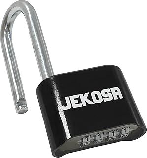 JKE50 [Waterproof] Heavy Duty Combination Padlock Outdoor - [No Key] 4 Digit Code Lock for Sheds, Gates, Lockers, Hasps