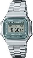 Casio Unisex's Digital Quartz Watch with Stainless Steel Strap A168WA-3AYES