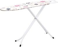 Premium Ironing Board - Adjustable 4-Leg Foldable Ironing Table with 100% Cotton Cover, Lightweight & Space-Saving Design (34x110 cm) - Ideal for Home & Professional Use