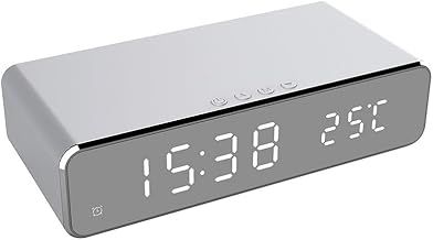 RED5 Wireless Charging Alarm Clock Compact Multifunction Digital 10W Phone Dock