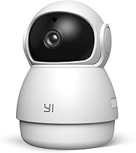 YI Security Camera Dome Guard 2K, 2.4GHz WiFi Indoor Camera, PTZ 360° Pet Camera IP Camera Dog Camera, Night Vision, Motion Detection, Real-Time Alert, Two-Way Audio, Cloud & SD Card, Work with Alexa