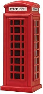 Hornby R8580 OO Gauge Telephone Kiosk - Model Railway Accessories, Miniature Diorama Scenery for Hornby Train Sets - Lifelike Train Telephone Kiosk Model - Scale 1:76, Red