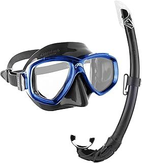 CRESSI Perla - Single Perla Mask or Combo Set Perla Mask + Mexico Snorkel for Diving and Snorkelling, One Size, Unisex
