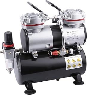 Fengda FD-196 Airbrush Mini Compressor with 3,5L Air Tank / 4Bar/ 6 Bar/Auto Stop/Start