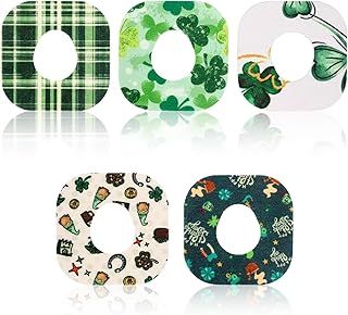 25pcs Adhesive Patches for Dexcom G7, Breathable Overpatch Tape Stickers CGM Sensor Over Patches CGM St. Patricks Day Sensor Covers Compatible with Dexcom G7