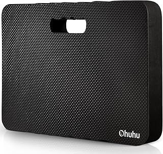 Ohuhu Premium Thick Garden Kneeling Pad, Large Comfortable Gardening Knee Pad Kneeling Mat with 2 Different Surfaces, Extra Soft EVA Foam Padding Knee Cushion for Gardening, Outdoor, Work, Yoga & Bath