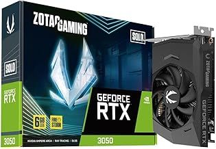 ZOTAC Gaming GeForce RTX 3050 6GB Solo GDDR6 96bit 1470/14000 HDCP Three DP HDMI Lite Pack