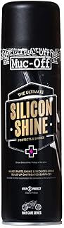 Muc-Off Motorcycle Silicone Shine, 500ml - Motorbike Polish for Motorcycle Cleaning and Maintenance - Protective Silicone Spray for On and Off-Road