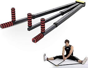 Lions Leg Stretcher - Heavy Duty 3 Bar Leg Split Stretching Machine, Gymnastic Portable Flexibility Extension Equipment for Ballet, Ballet, Yoga, Dance, Martial Arts, MMA, Home Gym, Black