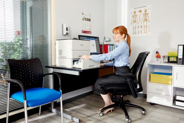 Canon i-SENSYS LBP246dw Wireless Mono Laser Printer - 40 ppm A4 Print Speed - Mobile Print - 900-Sheet Capacity - Secure & Sustainable - Office Printer