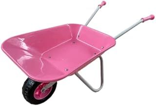 New Child Kids Wheelbarrow - Pink/Silver - Toy, Play, Farm, Gardening