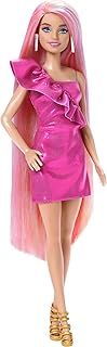 Barbie Fun & Fancy Set, Fashion Doll with Extra-Long Color-Streaked Blonde Hair, Clothes & Styling Accessories, JDC85