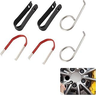 Universal 6-Piece Wheel Bolt Cap Cover Remover Tool Set, Lug Nut Cover Puller, Durable ABS and Alloy Metal for Cars, Locking Wheel Nut Removal Tool