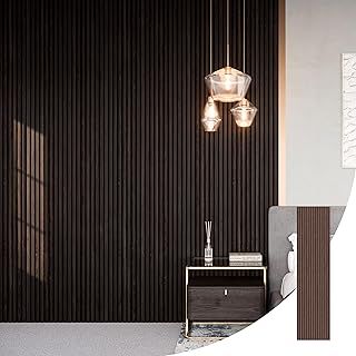WVH Essentials Oak Acoustic Wood Slat Panel 240 x 60 cm Interior Walls Décor
